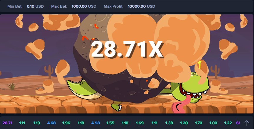 Dino — crash game
